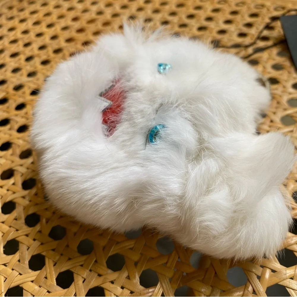 Karl Lagerfeld Choupette Collection Keychain White Plush